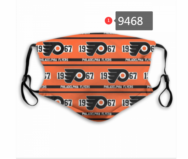 New 2020 NHL Philadelphia Flyers  Dust mask with filter